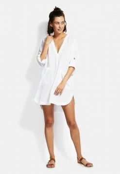 Seafolly ESSENTIAL - Day Dress - White