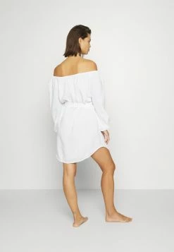 Seafolly BEACH DOUBLE CLOTH SUMMER COVER UP - Beach Accessory - White -Seafolly Shop 07a76f7b67454bf0ac8c6d15bfa9c4be