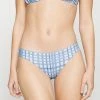 Seafolly AMALFI CHECK HIPSTER - Bikini Bottoms - Amalfi Blue