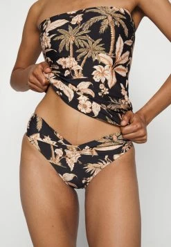 Seafolly CASTAWAY TWIST BAND MINI HIPSTER - Bikini Bottoms - Black