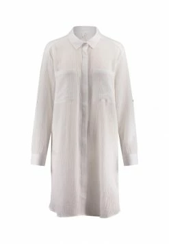 Seafolly STRANDKLEID CRINKLE BEACH SHIRT - Beach Accessory - Weiss
