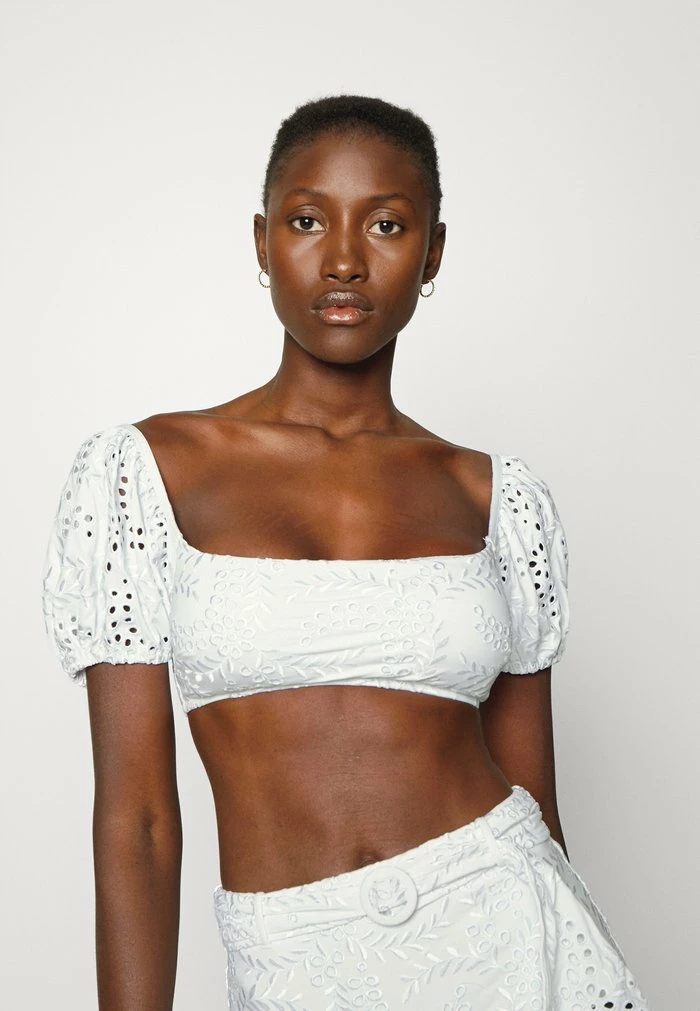 COSTA BELLA PUFF SLEEVE BANDEAU - Bikini top - white Seafolly COSTA BELLA PUFF SLEEVE BANDEAU - Bikini Top - White -Seafolly Shop 176ffd27c00a4d0db6b795cc8d2f4690