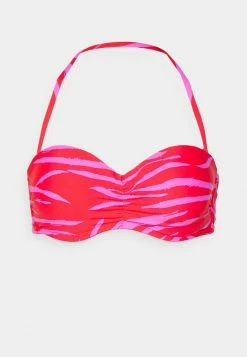 Seafolly SKIN DEEP BUSTIER BANDEAU - Bikini Top - Mandarin Red