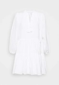 Seafolly BORA BORA FLORA EMBROIDERY TIERED DRESS - Beach Accessory - White -Seafolly Shop 1a5ced96d9ca41b08e32641a5e6be1b4