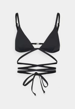 Seafolly COLLECTIVE WITH WRAP AROUND STRAP - Bikini Top - Black