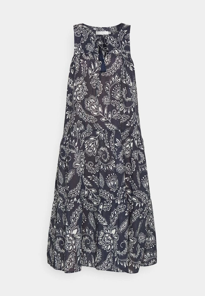 FOLKLORE MIDI DRESS - Beach accessory - true navy Seafolly FOLKLORE MIDI DRESS - Beach Accessory - True Navy -Seafolly Shop 1ca43dfcc2a54b6db9e90f9e2a961392