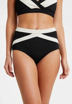 Seafolly POPBLOCK HIGH WAISTED PANT - Bikini Bottoms - Black
