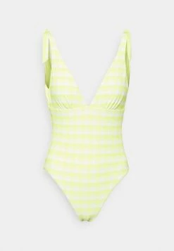 Seafolly V NECK ONE PIECE - Swimsuit - Wild Lime