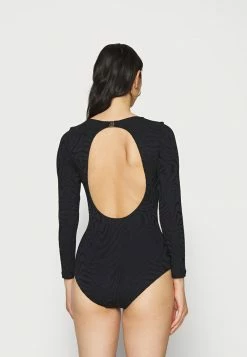 Seafolly SECOND WAVE V NECK LONG SLEEVE SURFSUIT - Swimsuit - Black -Seafolly Shop 2920f443ca03432aa03f3f146d90d7f0