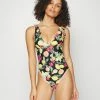 Seafolly LEMONCELLO V NECK ONE PIECE - Swimsuit - Black