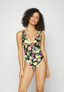 Seafolly LEMONCELLO V NECK ONE PIECE - Swimsuit - Black