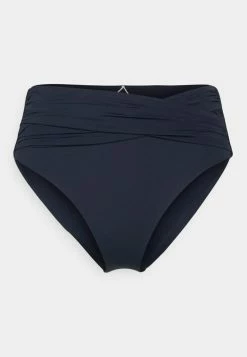 Seafolly COLLECTIVE HIGH WAIST WRAP FRONT PANT - Bikini Bottoms - True Navy