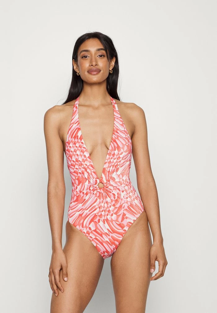POOLSIDE PLUNGE ONE PIECE - Swimsuit - pink chintz Seafolly POOLSIDE PLUNGE ONE PIECE - Swimsuit - Pink Chintz -Seafolly Shop 30077b00f811497c8fd3b127276b01f4