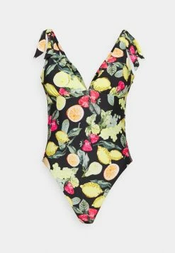 Seafolly LEMONCELLO V NECK ONE PIECE - Swimsuit - Black -Seafolly Shop 3138a2424515445e855b774751054301