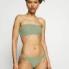 Seafolly ESSENTIALS TUBE TOP HIGH CUT PANT SET - Bikini - Khaki
