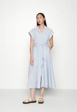 Seafolly BEACH EDIT HENLEY STRIPE SUNDAY DRESS - Beach Accessory - Blue/white