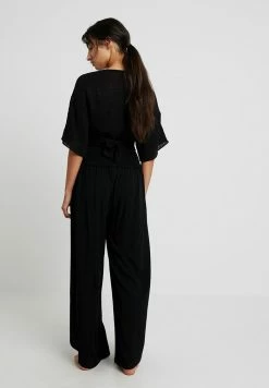 Seafolly BEACH BASICS SHIRRED WAIST WRAP PANT - Beach Accessory - Black 2 Seafolly BEACH BASICS SHIRRED WAIST WRAP PANT - Beach Accessory - Black -Seafolly Shop 3b1d3bca3f7e4129b7c33e1c4e3caccc