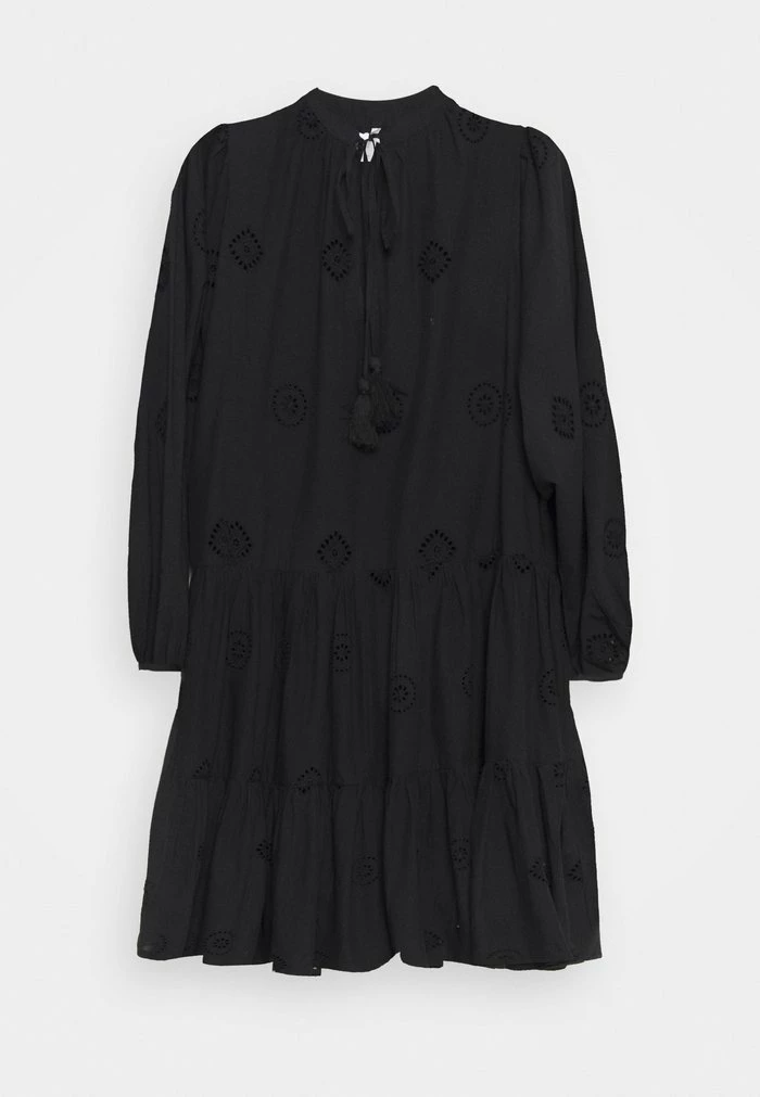 BORA BORA FLORA EMBROIDERY TIERED DRESS - Beach accessory - black Seafolly BORA BORA FLORA EMBROIDERY TIERED DRESS - Beach Accessory - Black -Seafolly Shop 410409683c644d51b0c074ea00ce855d