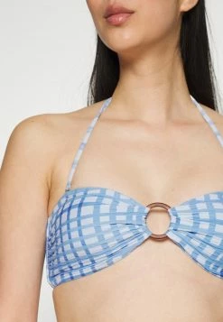 Seafolly AMALFI CHECK RING FRONT BANDEAU - Bikini Top - Amalfiblue -Seafolly Shop 42bd7fd698fc41ddbab4134f9f0f53f8
