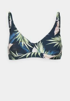 Seafolly TROPICAL PRINT BUSTIER - Bikini Top - True Navy