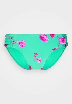Seafolly FULL BLOOM RUCHED SIDE RETRO PANT - Bikini Bottoms - Jade