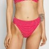 Seafolly SEASIDE BANDED HI RISE PANT - Bikini Bottoms - Chilli Red