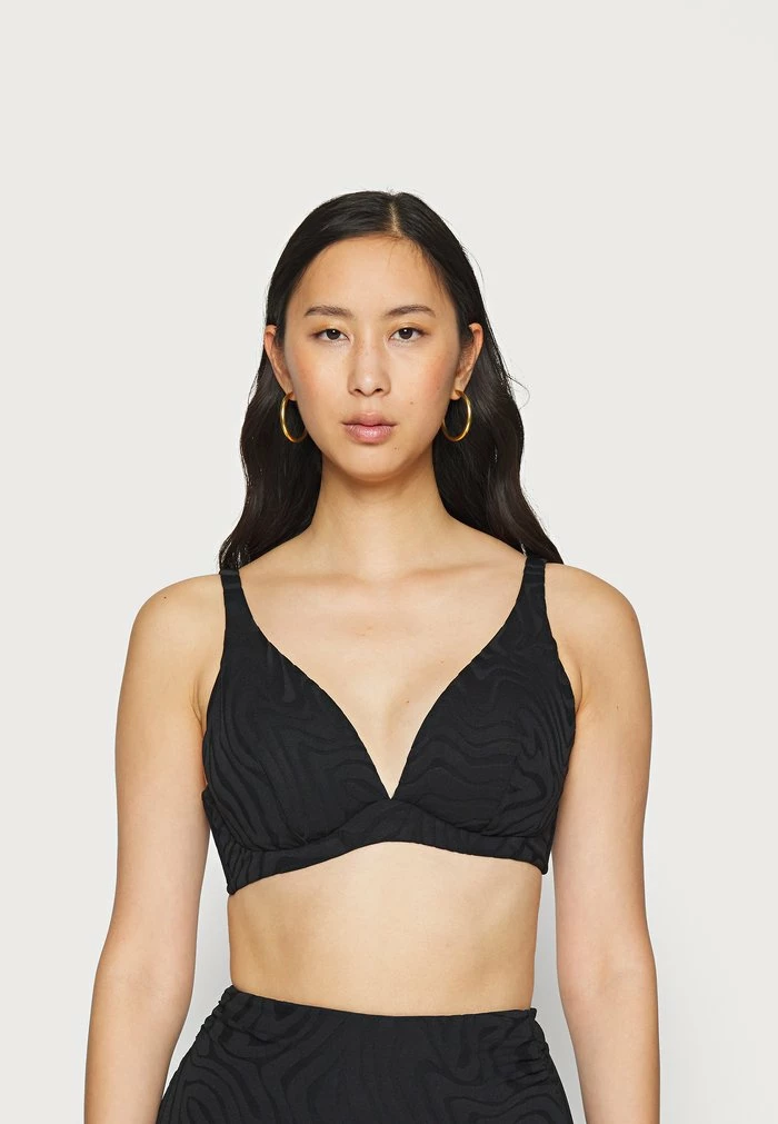DD BIG CUP SECOND WAVE FIXED TRI BRA - Bikini top - black Seafolly DD BIG CUP SECOND WAVE FIXED TRI BRA - Bikini Top - Black -Seafolly Shop 4f03210f96244417929e5522a408263d