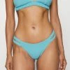 Seafolly COLLECTIVE GATHERED TAB - Bikini Bottoms - Aquamarine