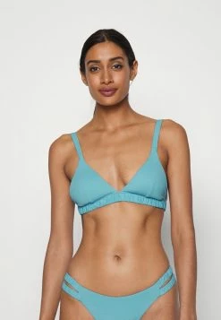 Seafolly COLLECTIVE GATHERED FIXED - Bikini Top - Aquamarine