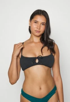 Seafolly SEA DIVE DRAWSTRING NECK BRALETTE - Bikini Top - Black