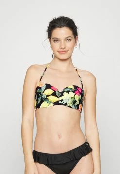 Seafolly LEMONCELLO BUSTIER BANDEAU - Bikini Top - Black -Seafolly Shop 586e0bd43a1847a5a2b07c3c8319a109