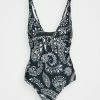 Seafolly FOLKLORE ONE PIECE - Swimsuit - True Navy