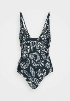 Seafolly FOLKLORE ONE PIECE - Swimsuit - True Navy