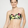 Seafolly LEMONCELLO BUSTIER BANDEAU - Bikini Top - Black