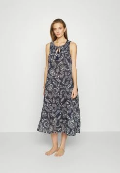 Seafolly FOLKLORE MIDI DRESS - Beach Accessory - True Navy