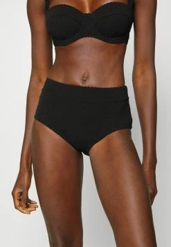 Seafolly RIVIERA HIGH WAISTED PANT - Bikini Bottoms - Black