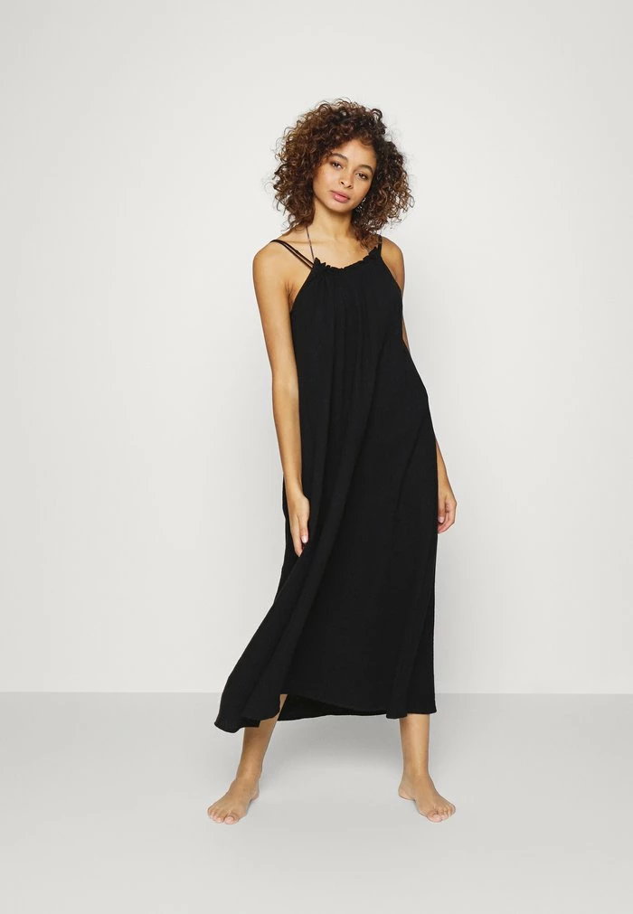 BEACH SOLEIL DOUBLE CLOTH DRESS - Beach accessory - black Seafolly BEACH SOLEIL DOUBLE CLOTH DRESS - Beach Accessory - Black -Seafolly Shop 61e0659ade664317b4ba9da47b3ee004