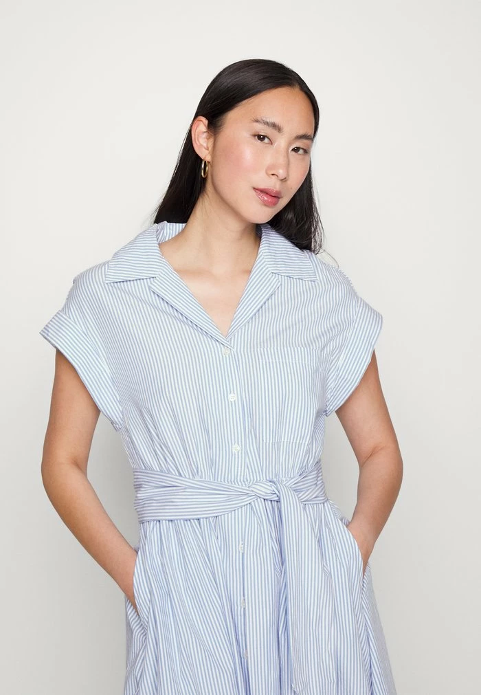BEACH EDIT HENLEY STRIPE SUNDAY DRESS - Beach accessory - blue/white Seafolly BEACH EDIT HENLEY STRIPE SUNDAY DRESS - Beach Accessory - Blue/white -Seafolly Shop 635ce2e0f52a4a1b88102e8b411a1f68