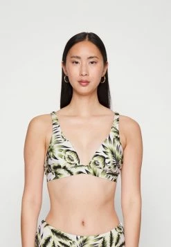 Seafolly ISLAND IN THE SUN LONGLINE - Bikini Top - Avocado