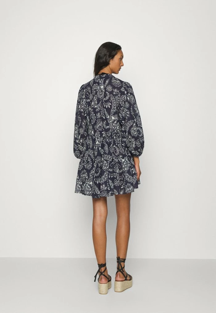 FOLKLORE TIERDRESS - Beach accessory - true navy Seafolly FOLKLORE TIERDRESS - Beach Accessory - True Navy -Seafolly Shop 662ded1407df4ed881d6a0d56b7279f3