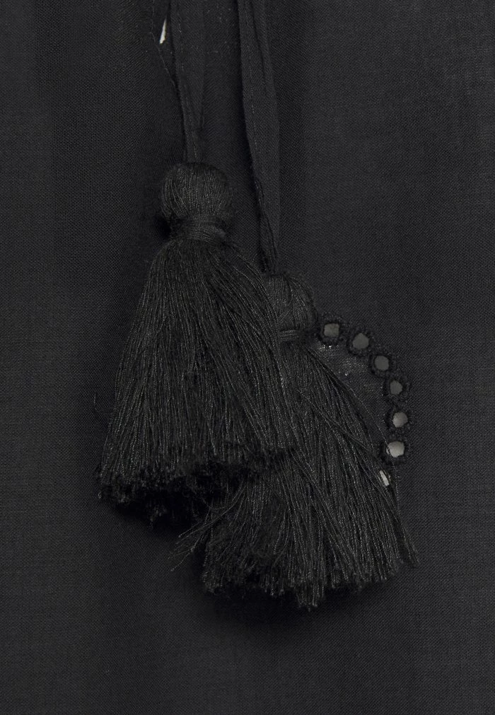 BORA BORA FLORA EMBROIDERY TIERED DRESS - Beach accessory - black Seafolly BORA BORA FLORA EMBROIDERY TIERED DRESS - Beach Accessory - Black -Seafolly Shop 67b1c5f05b9b4292ac01a1507c626213