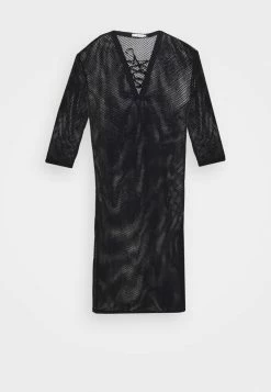 Seafolly COSTA BELLA COVER UP - Beach Accessory - Black