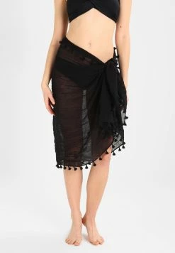 Seafolly BEACH BASICS SARONG - Beach Accessory - Black