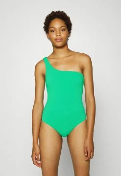 Seafolly DIVE ONE SHOULDER ONE PIECE - Swimsuit - Jade