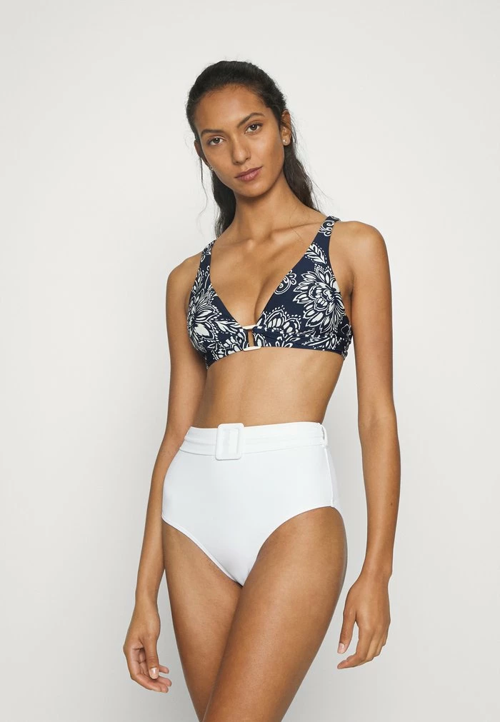 FOLKLORE LONGLINE - Bikini top - true navy Seafolly FOLKLORE LONGLINE - Bikini Top - True Navy -Seafolly Shop 70dbf71a2aea4f9691cfb9a41b01ef79