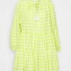 Seafolly GINGHAM TIER DRESS - Beach Accessory - Wild Lime