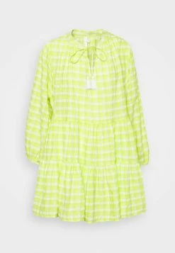 Seafolly GINGHAM TIER DRESS - Beach Accessory - Wild Lime