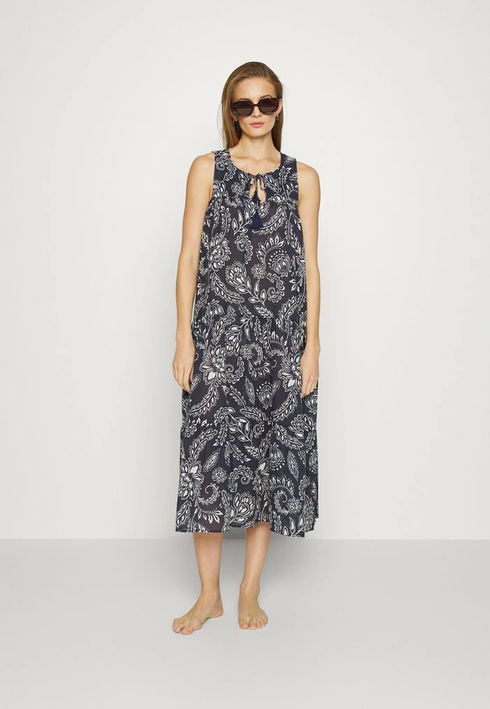 FOLKLORE MIDI DRESS - Beach accessory - true navy Seafolly FOLKLORE MIDI DRESS - Beach Accessory - True Navy -Seafolly Shop 7f5d74d6f7ff4ff09957ce7cbf7e5a23