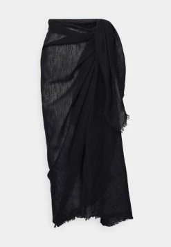 Seafolly BEACH ESSENTIALS ACCESSORIES TEXTURED BEACH WRAP - Beach Accessory - Black -Seafolly Shop 8086e889737849fd8cb978df643ac331