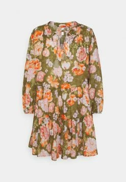 Seafolly PARADISE GARDEN TIERED DRESS - Beach Accessory - Avocado